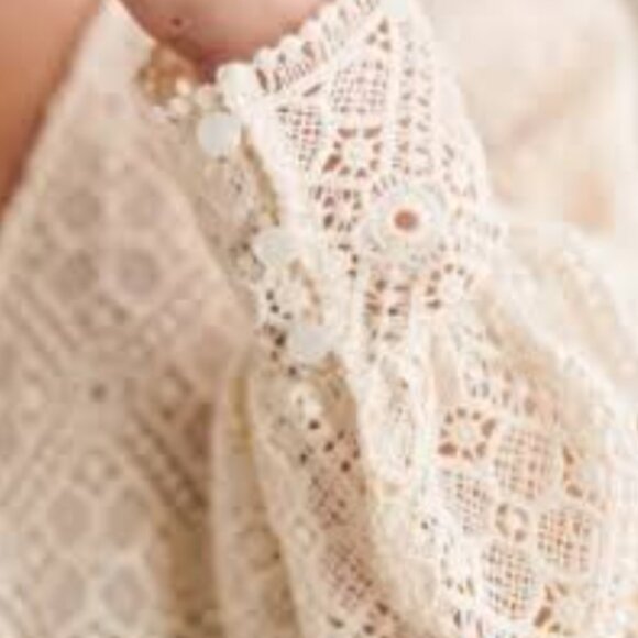 Sezane Gaya Blouse Ecru - Size 12 - Picture 6 of 6